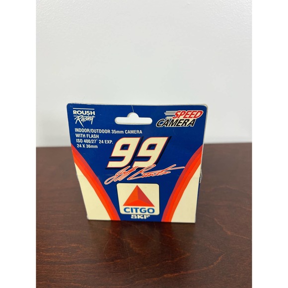 NWT Jeff Burton #99 CITGO Speed Camera indoor/outdoor 35mm Camera with flash - Picture 2 of 5
